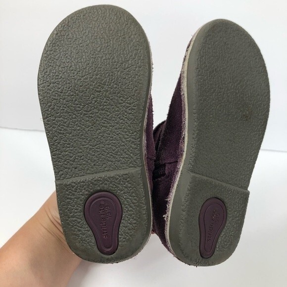 Stride Rite Medallion Collection Roslin Boots Purple Red Suede 7 - Picture 10 of 12
